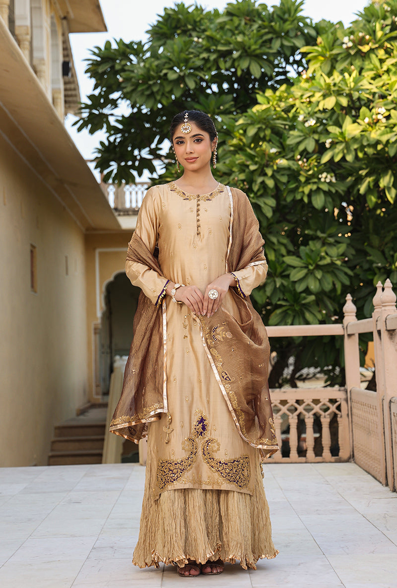 Ivory Straight Raag Kurta Set