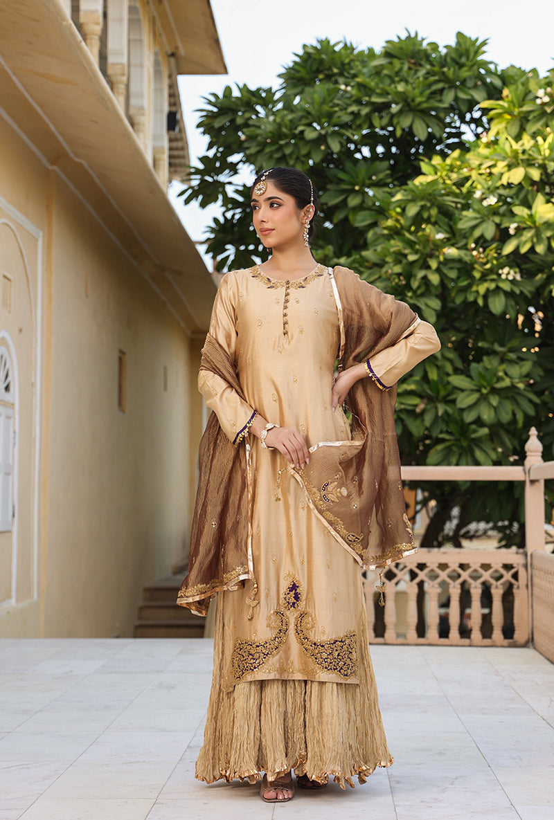 Ivory Straight Raag Kurta Set