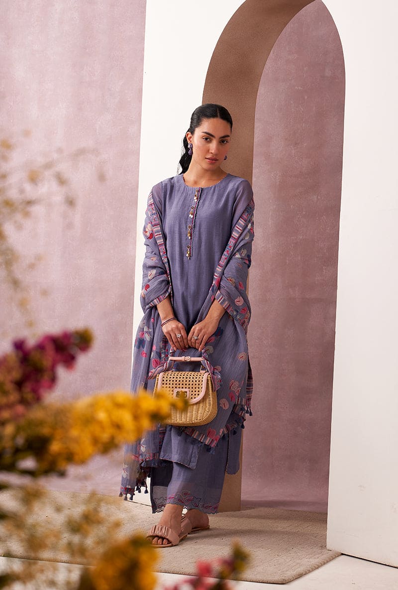 Lilac Classic Mahira Kurta Set