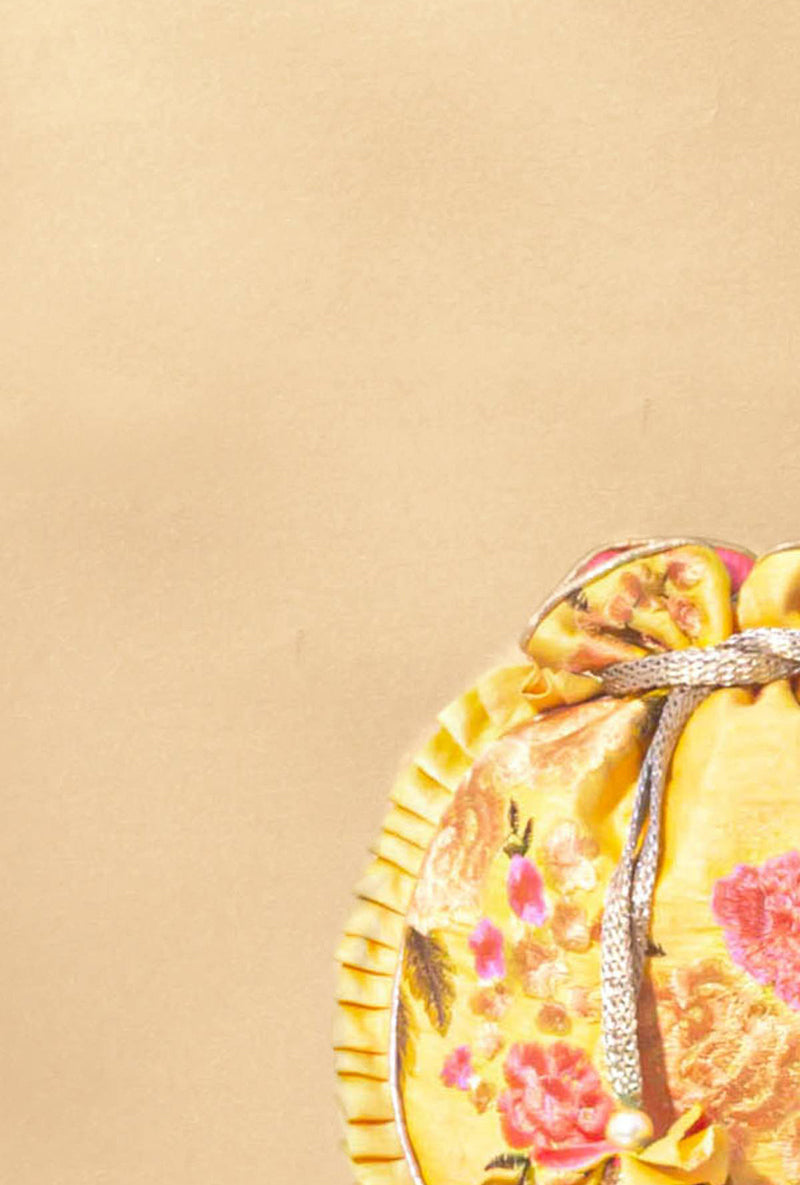Candy Crush Potli Bag- Yellow