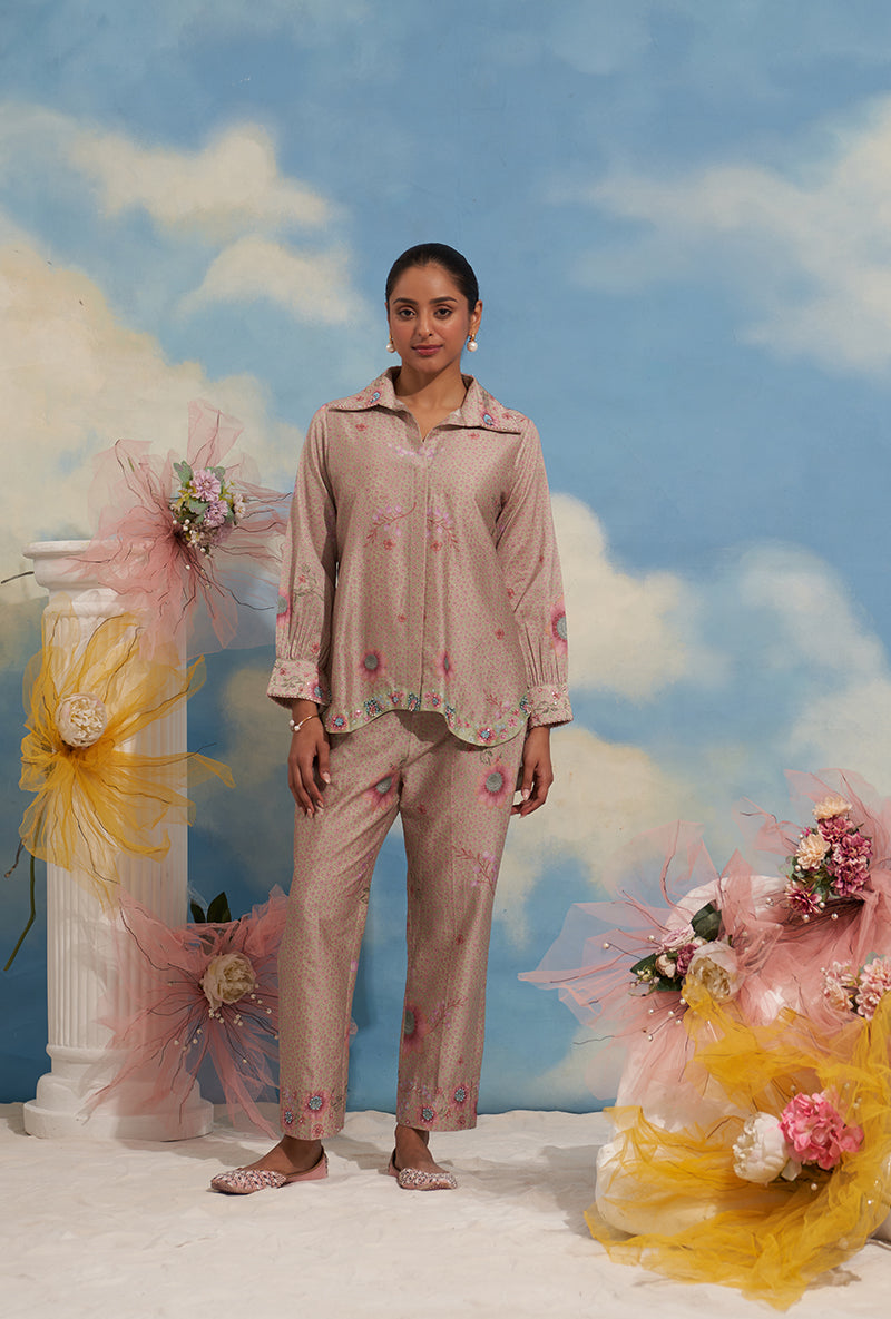 Dusty Pink Mughal Made In Heaven Co-ord Set