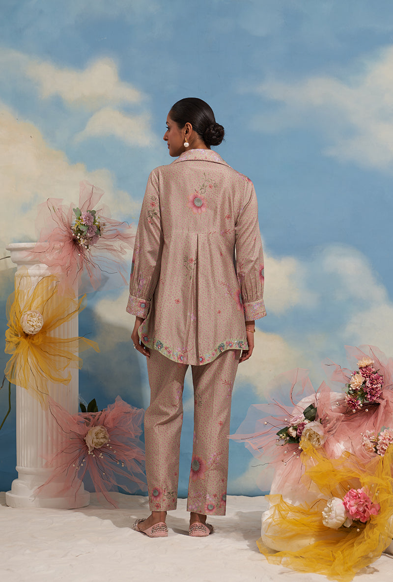 Dusty Pink Mughal Made In Heaven Co-ord Set