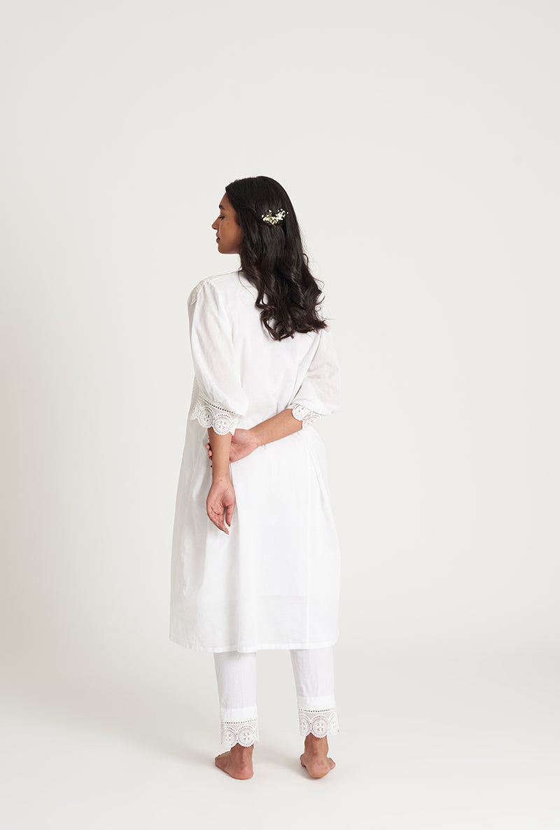 Pearly Off White Kaaftan Pakiza Laila Kurta Set