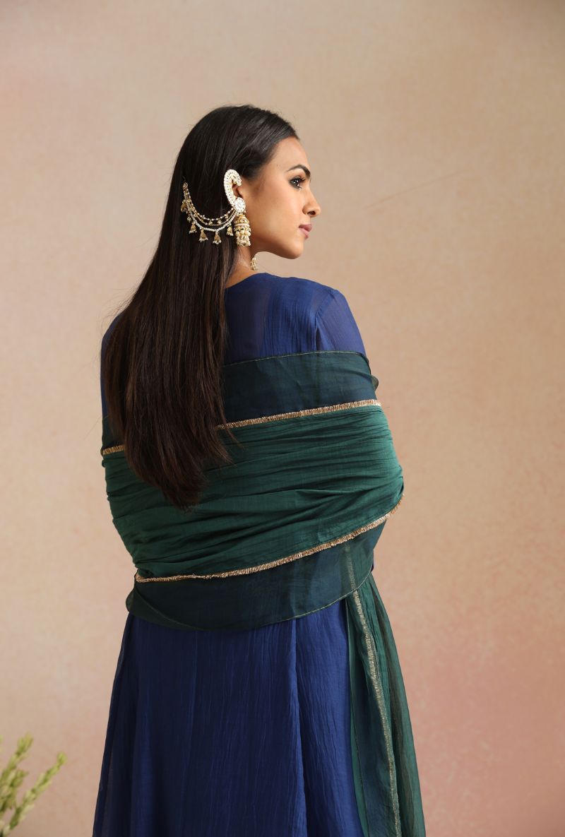 Royal Blue Ginni Itrh Kurta Set