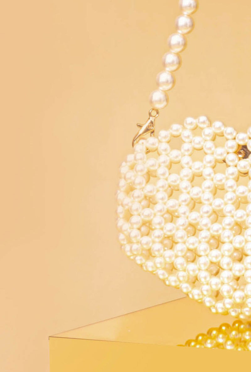 Aria Mini Heart Bag - Off-white