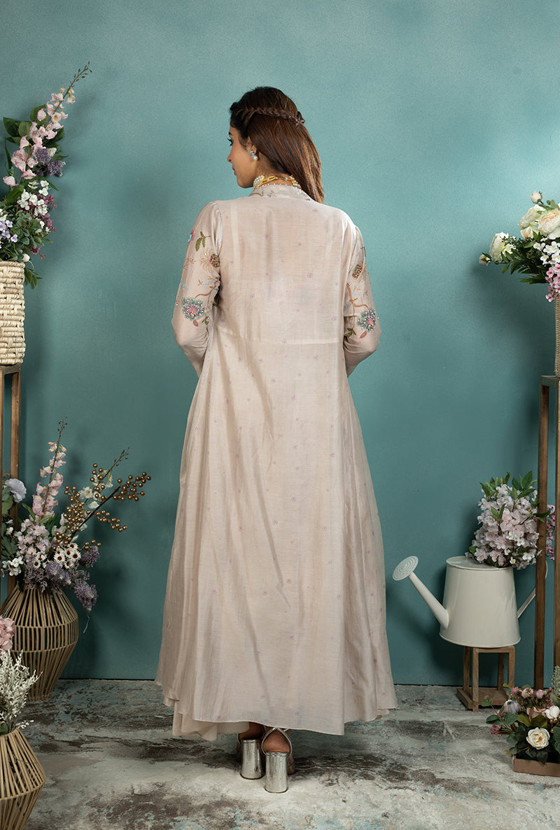 Ivory Mughal Made In Heaven Jacket Set