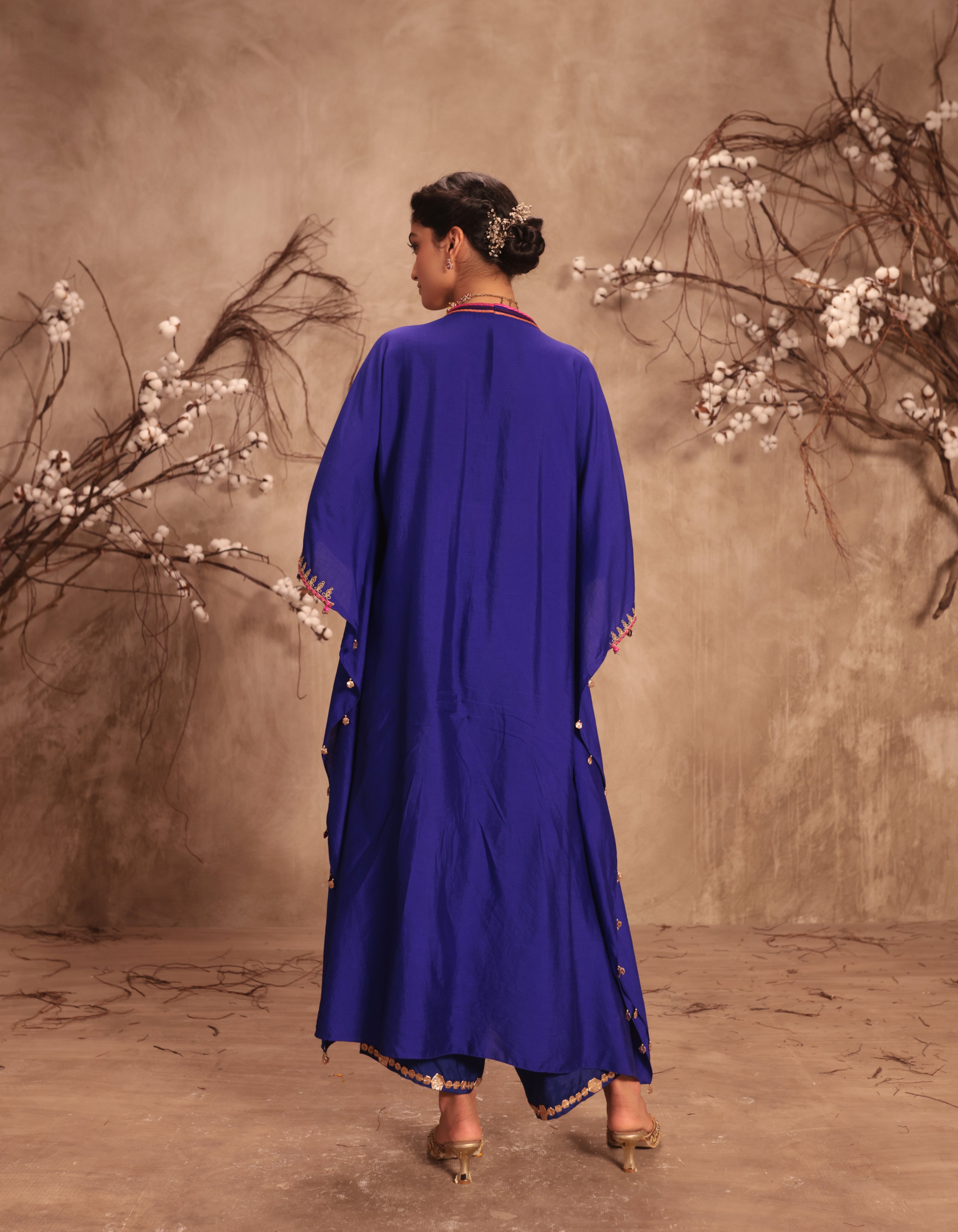 Indigo Rani Kaftan Set