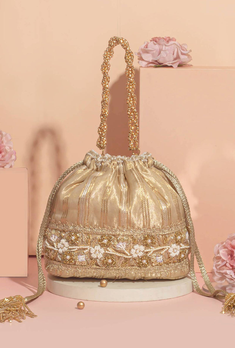 Taj Bucket Bag - Gold