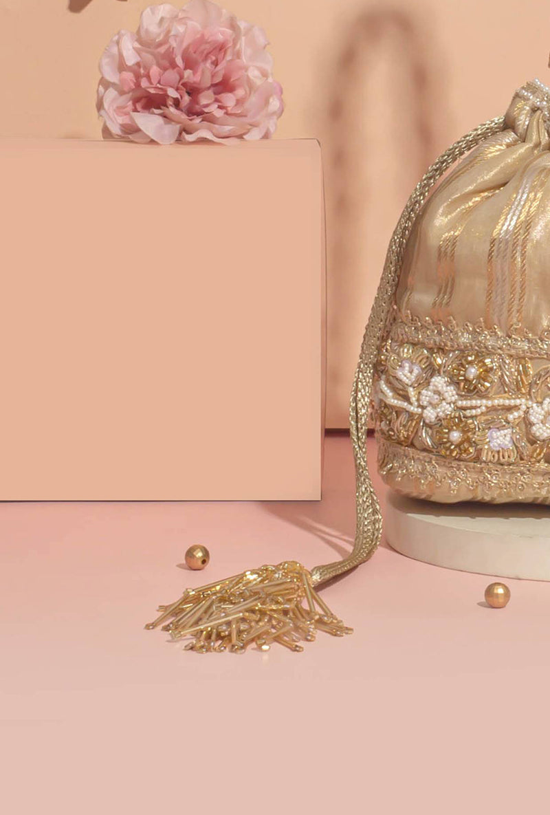 Taj Bucket Bag - Gold