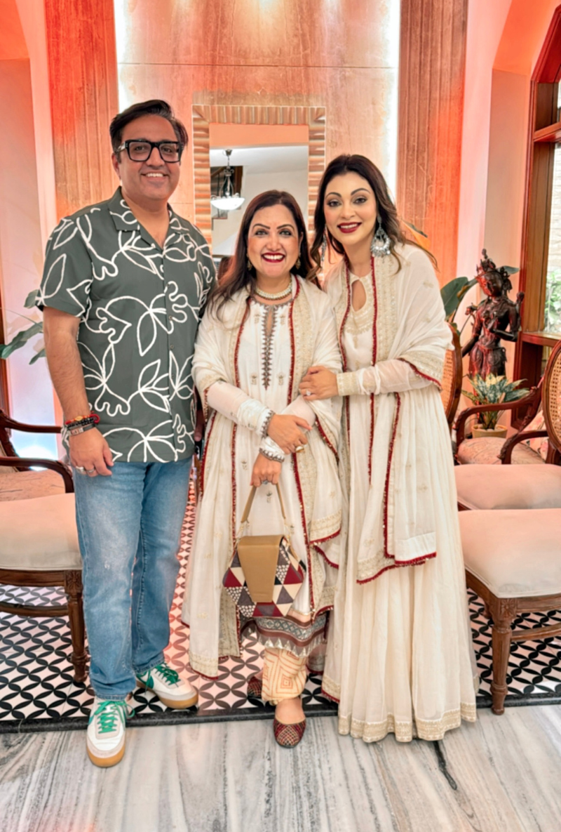 Meghna Nayyar in Ivory Kalidar Noorie Kurta Set