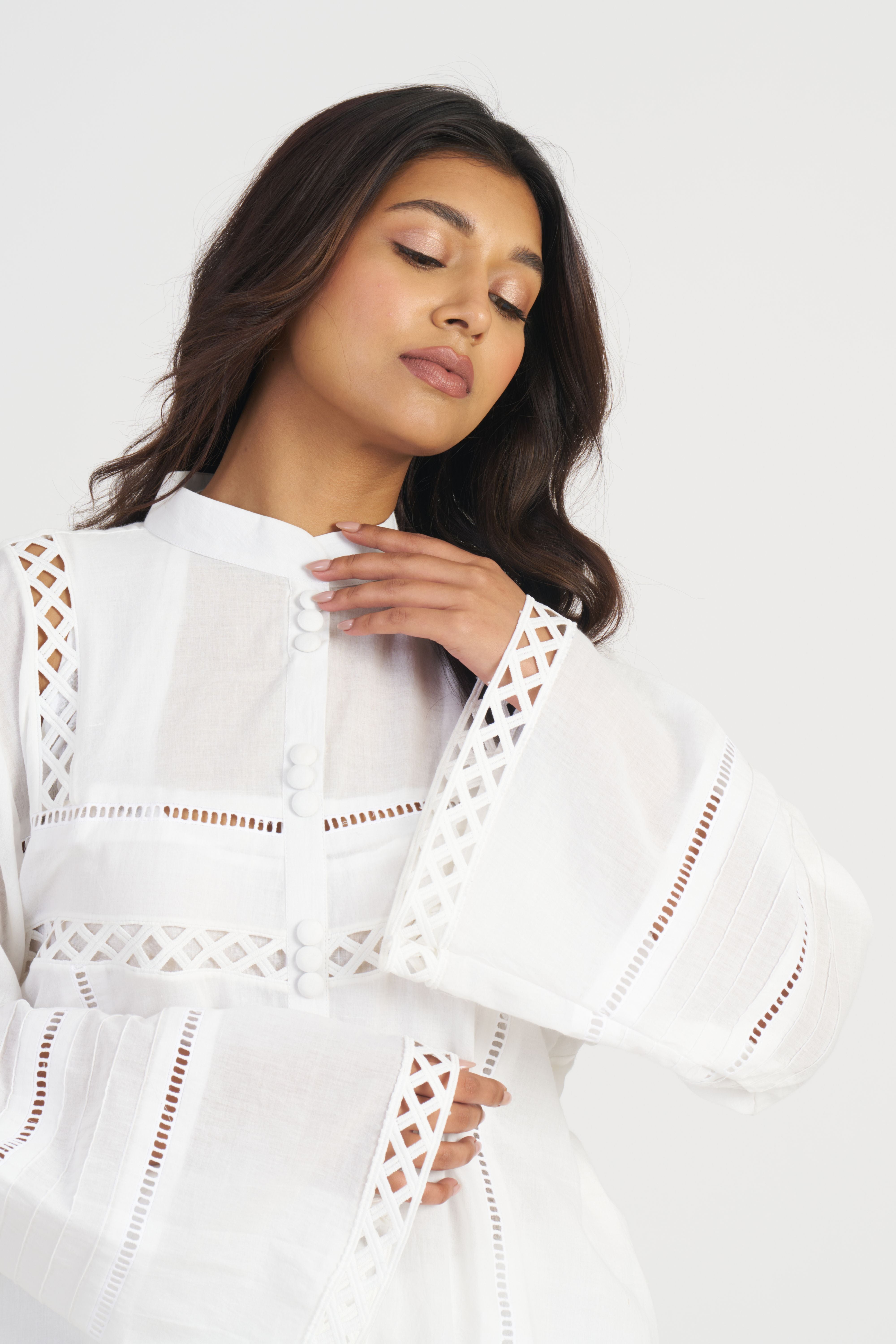 Off White Bella Rose Co-Ord Set