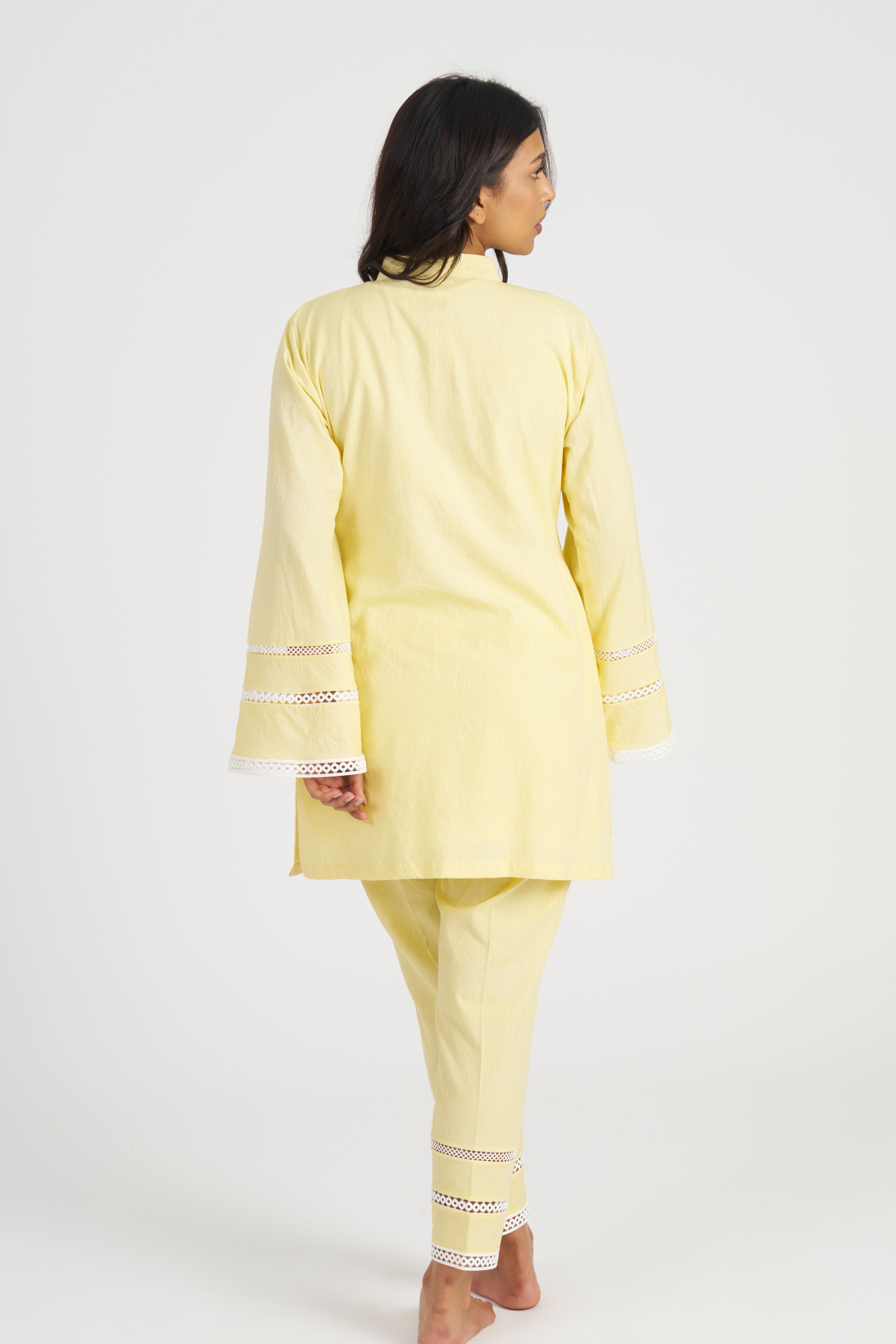 Lemon Yellow Lola Rose Co-Ord Set