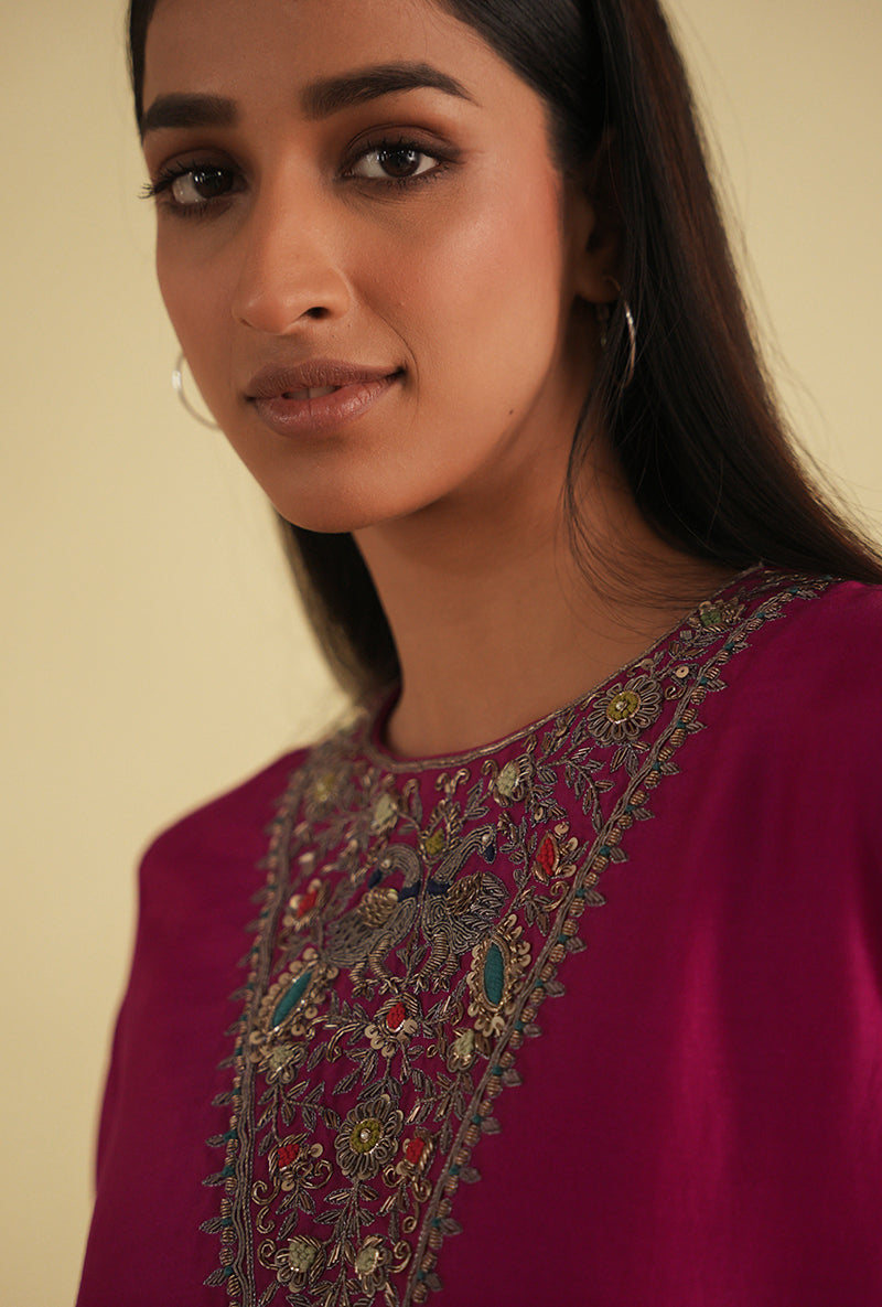 Hot Pink Noorie Kurta Set