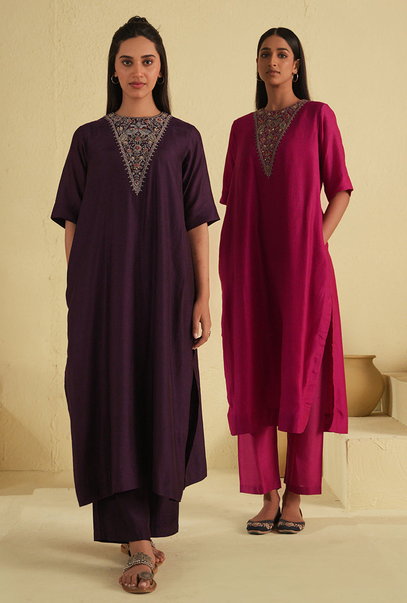 Hot Pink Noorie Kurta Set