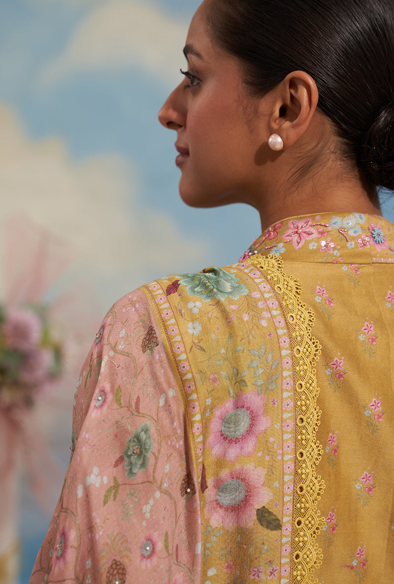 Yellow Mughal Made In Heaven Sharara Set
