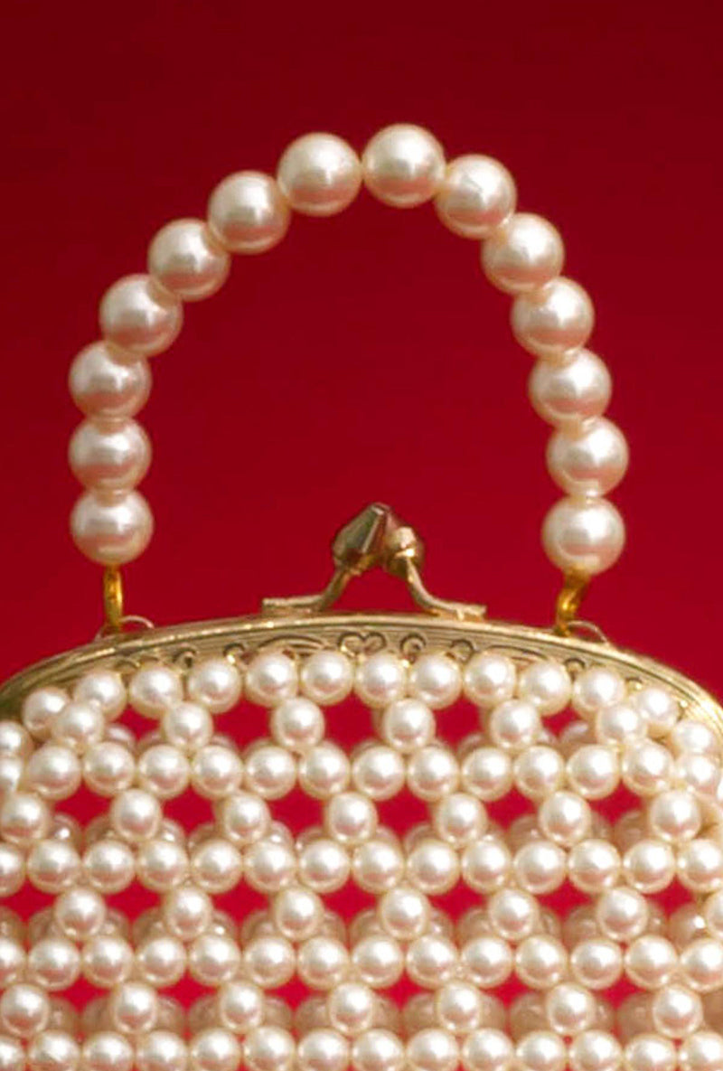 Inez Off-white Vintage Purse