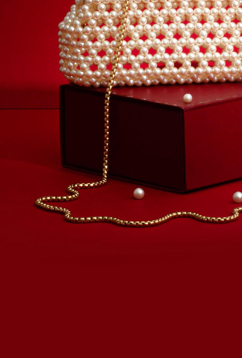 Inez Off-white Vintage Purse