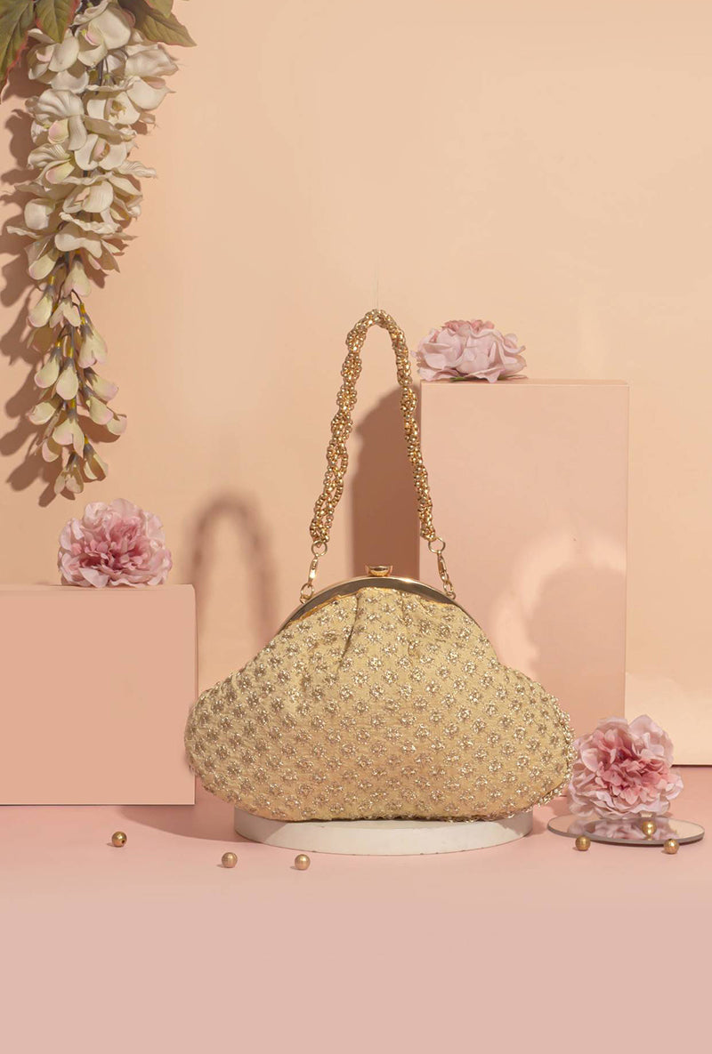 Inaya Vintage Purse - Gold