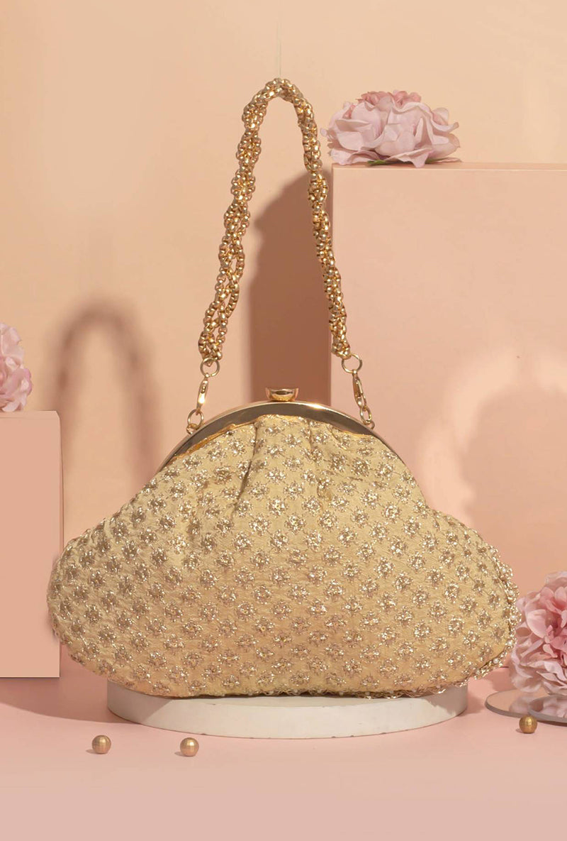 Inaya Vintage Purse - Gold