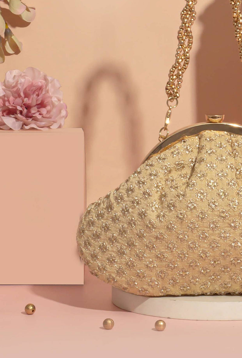 Inaya Vintage Purse - Gold