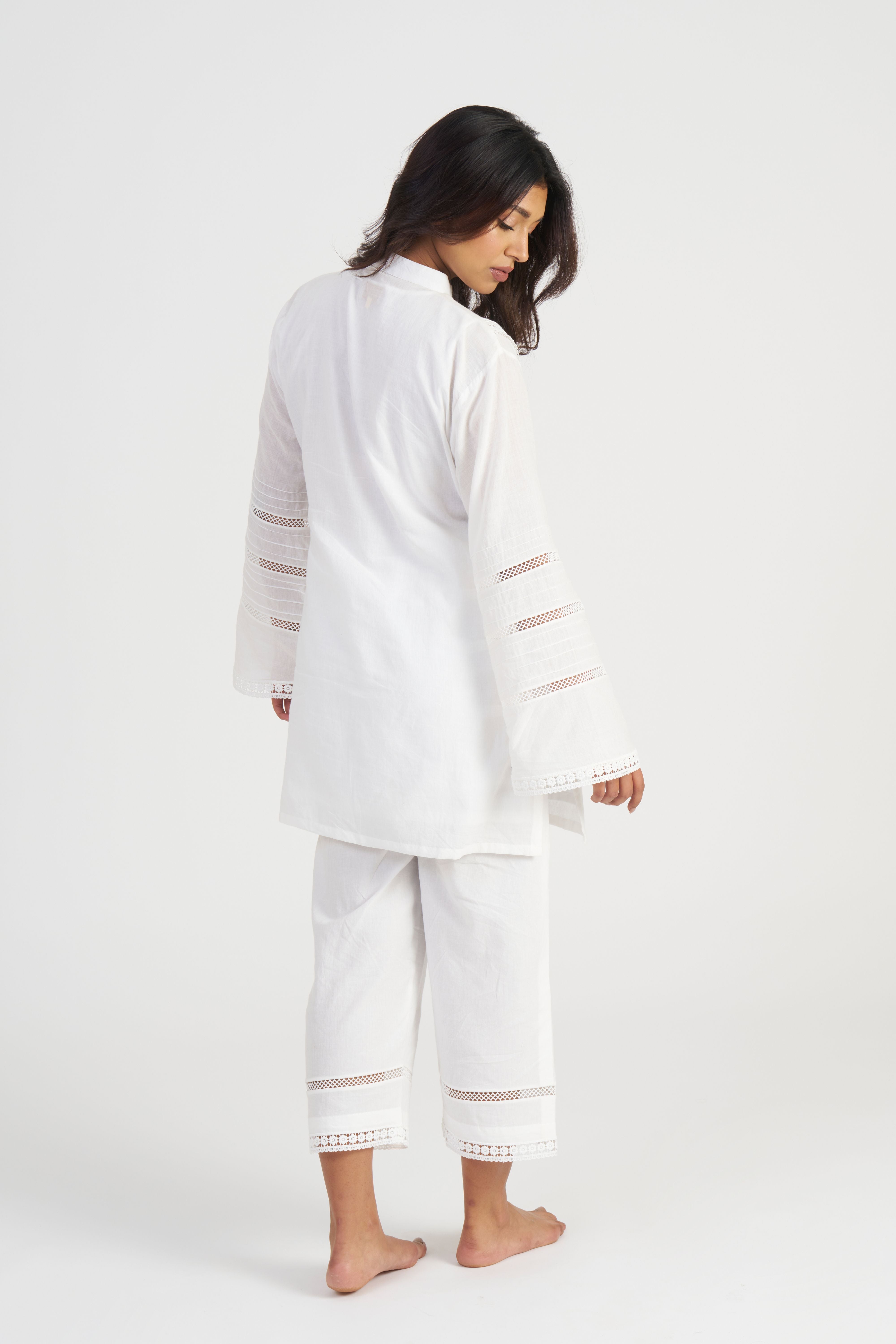Off White Bella Rose Co-Ord Set