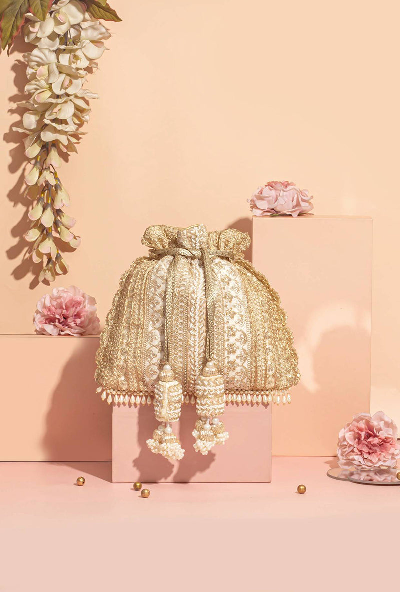 Naaz Potli - Off White