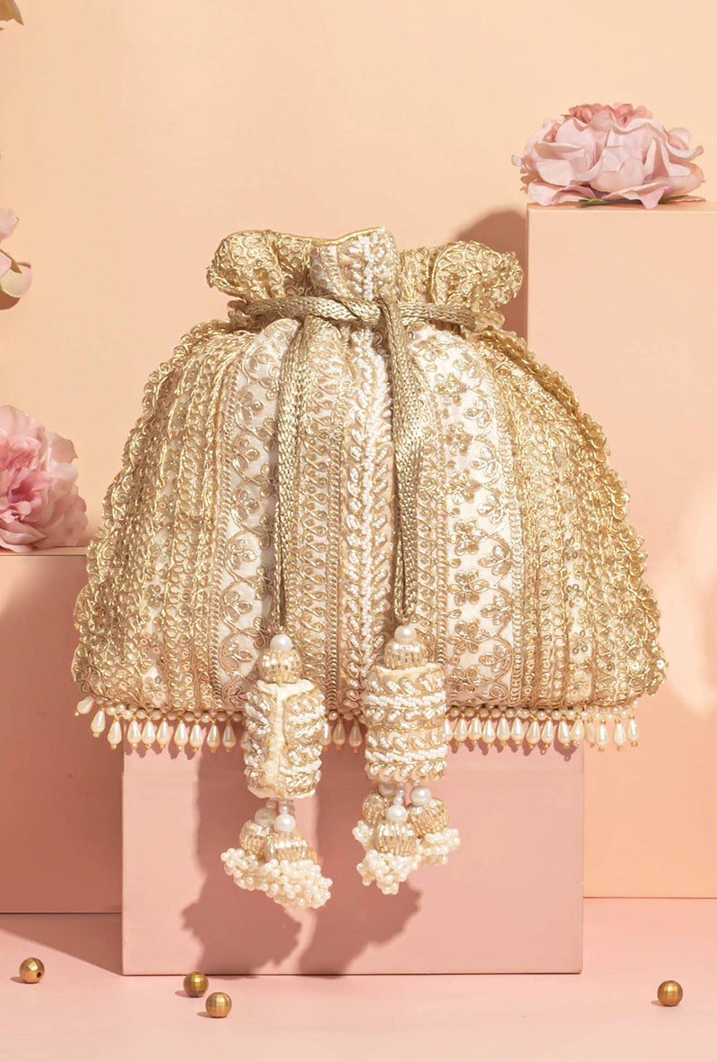 Naaz Potli - Off White