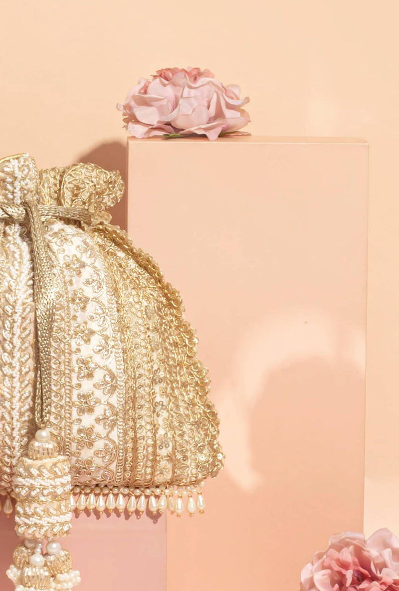 Naaz Potli - Off White