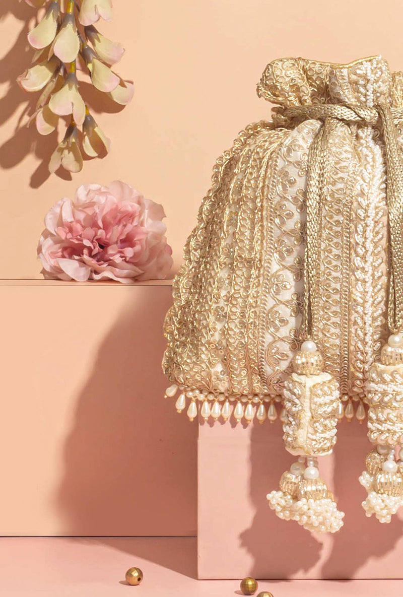 Naaz Potli - Off White