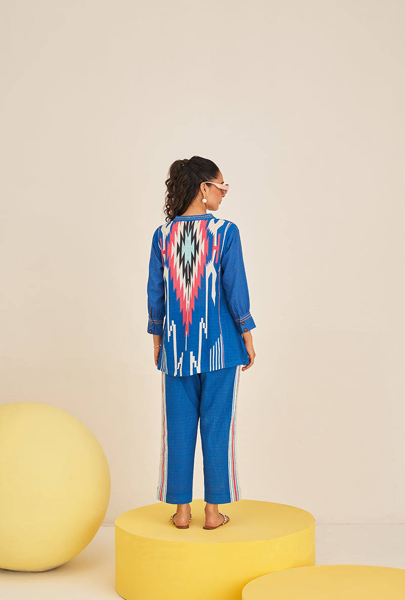 Blue Multi Stripe Bella Co-ord Set