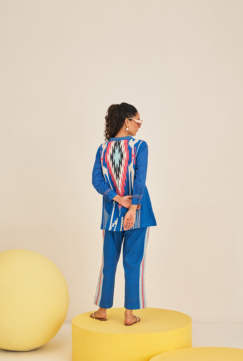 Blue Multi Stripe Bella Co-ord Set