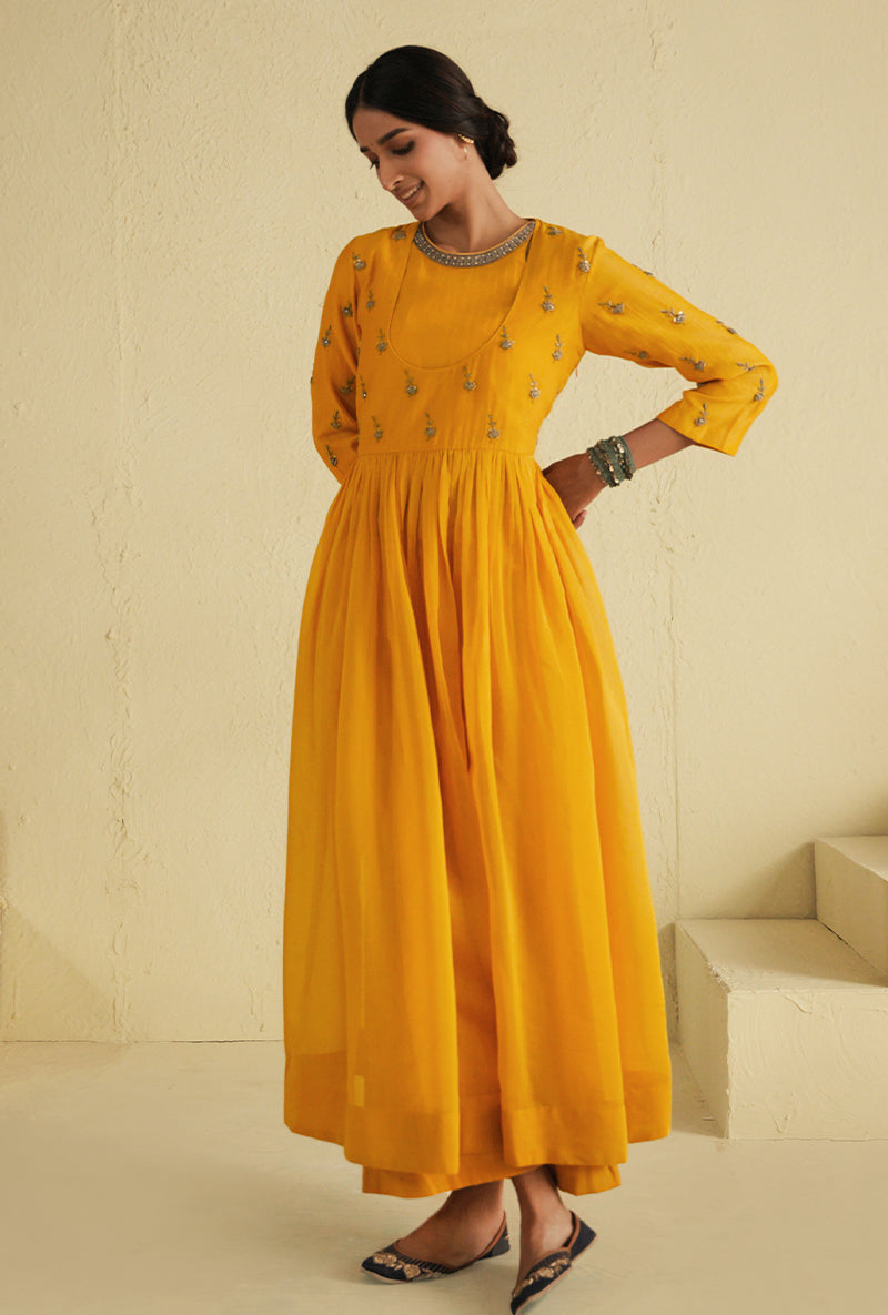 Yellow Yoke Noorie Kurta Set