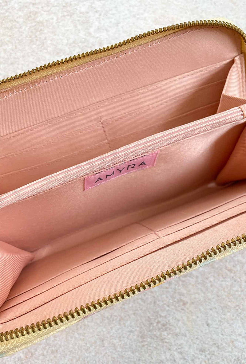 Green Cynthia Floral Printed Wallet