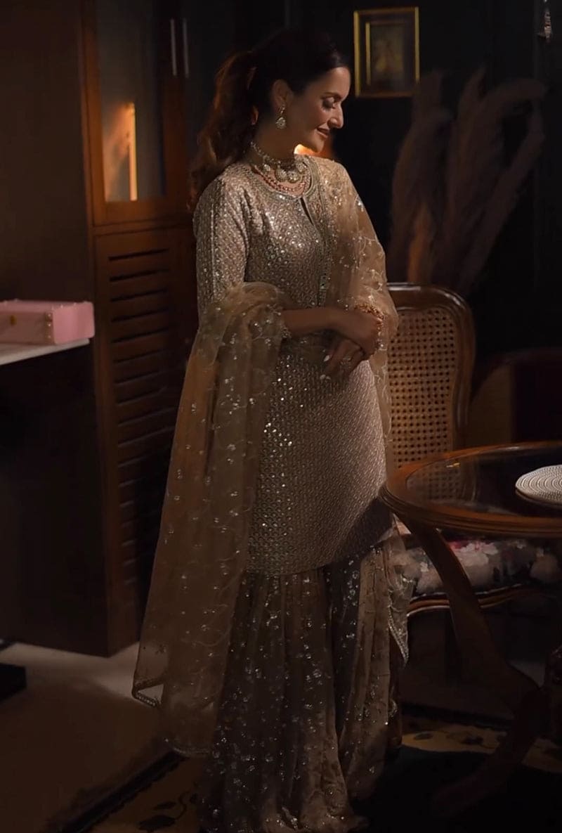 Dr. Dipti Dhillon In Mouse Sitara 2.0 Gharara Set