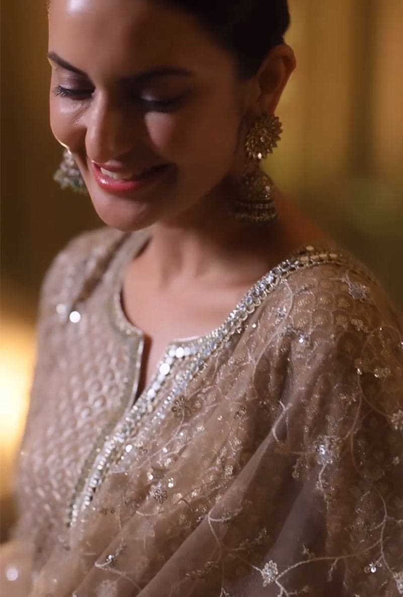 Dr. Dipti Dhillon In Mouse Sitara 2.0 Gharara Set