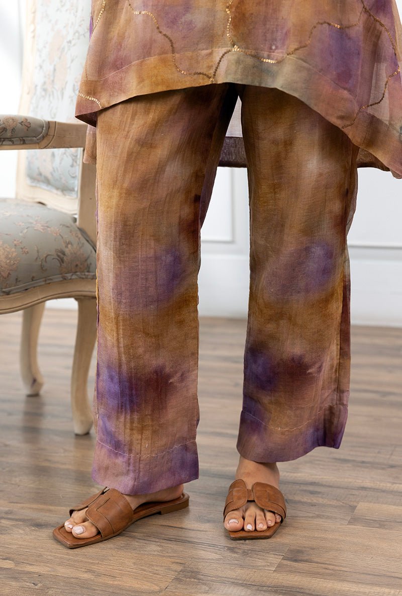 Ombre Printed Dahlia Co-ord Set