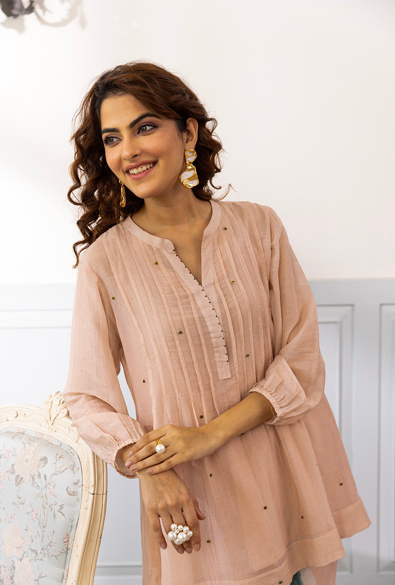 Peach Dahlia Co-ord Set