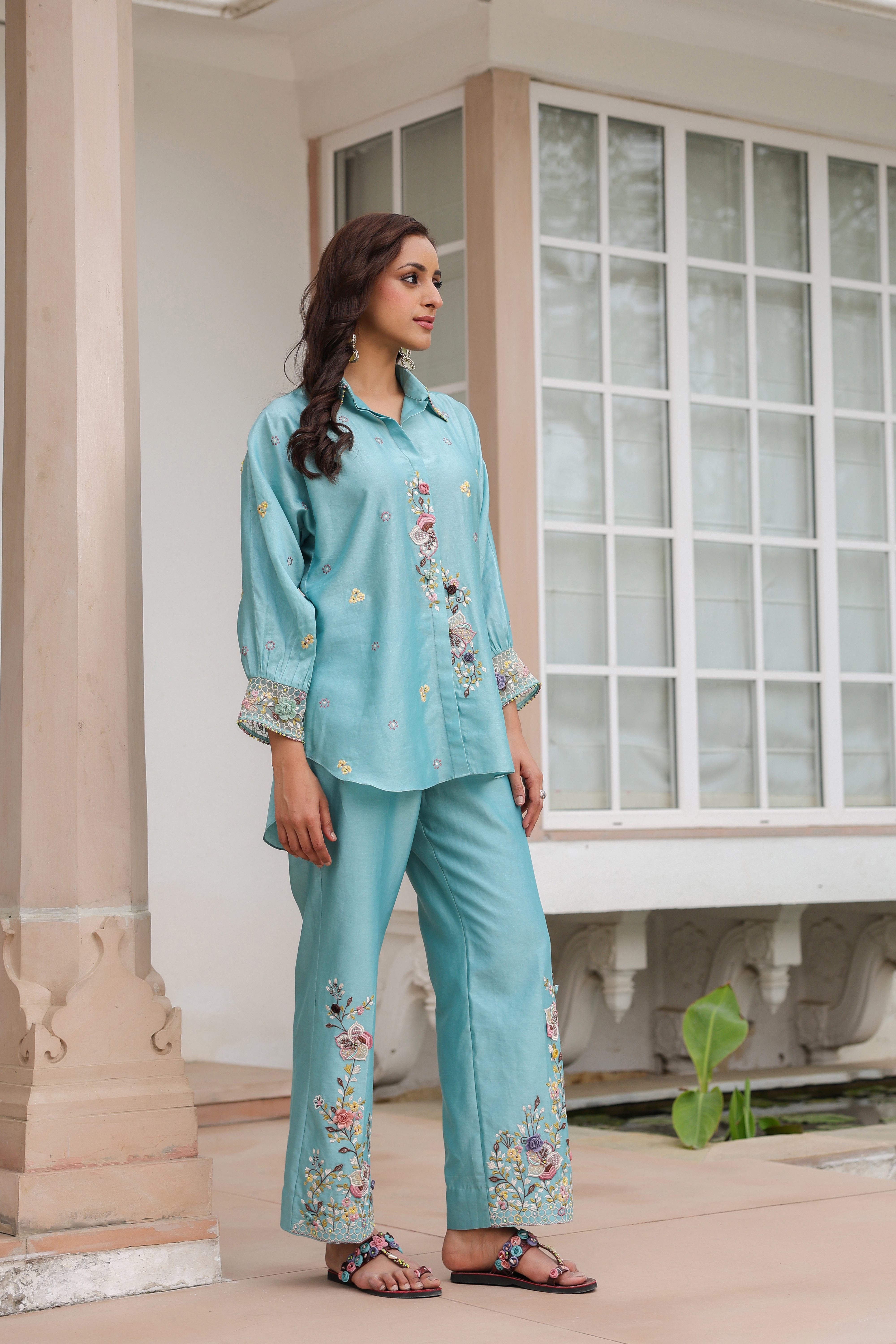 Blue Collar Reet Co-ord Set