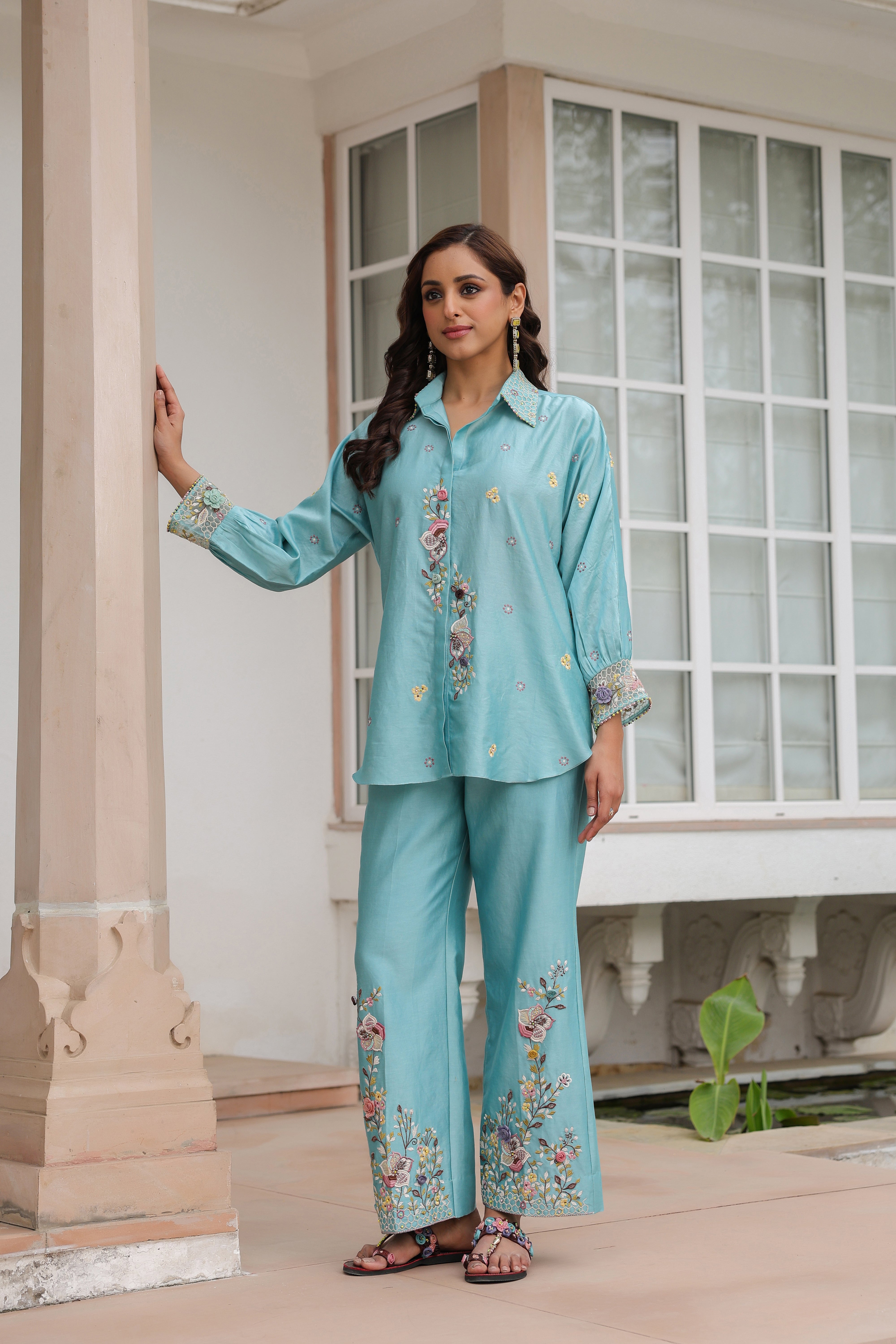 Blue Collar Reet Co-ord Set