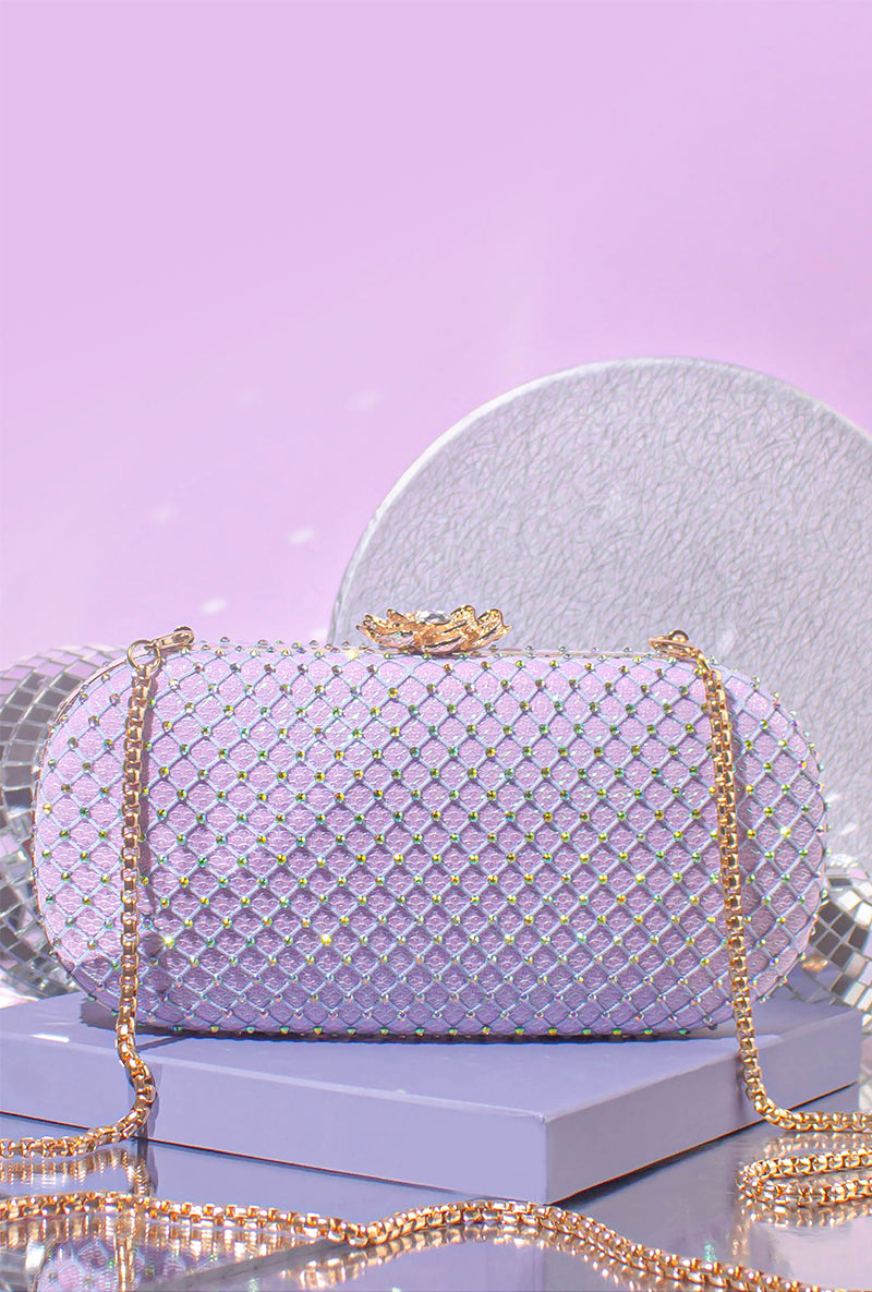 Lilac Unicorn Capsule Clutch