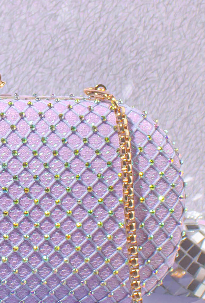 Lilac Unicorn Capsule Clutch