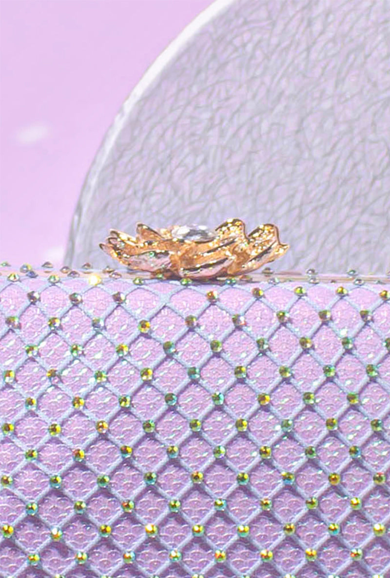 Lilac Unicorn Capsule Clutch