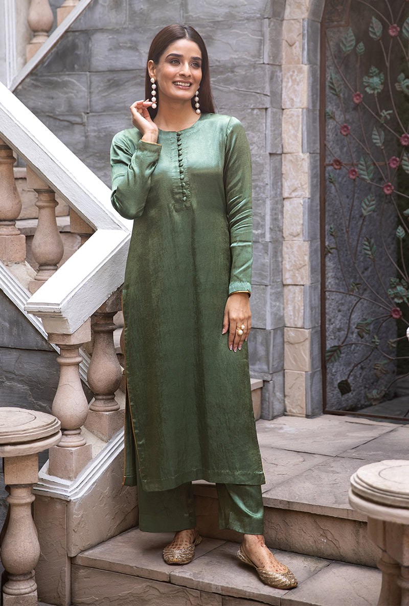 Natural Shawl Ruhaani Kurta Set