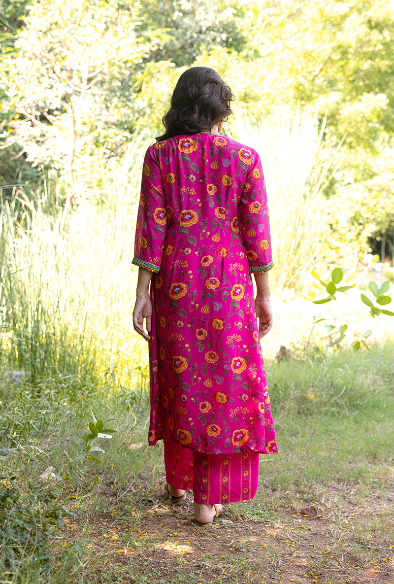 Pink Empire Line Amaaya Kurta Set