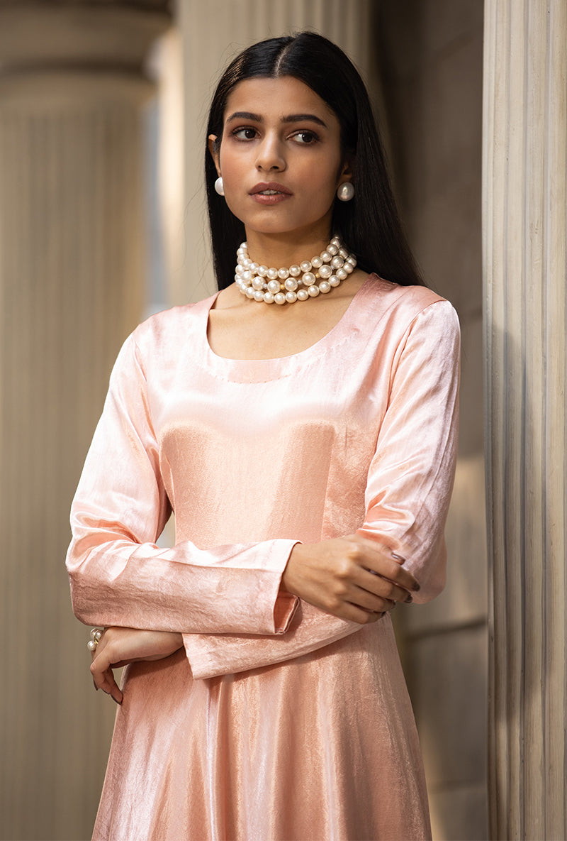 Ivory Shawl Ruhaani Anarkali Kurta Set