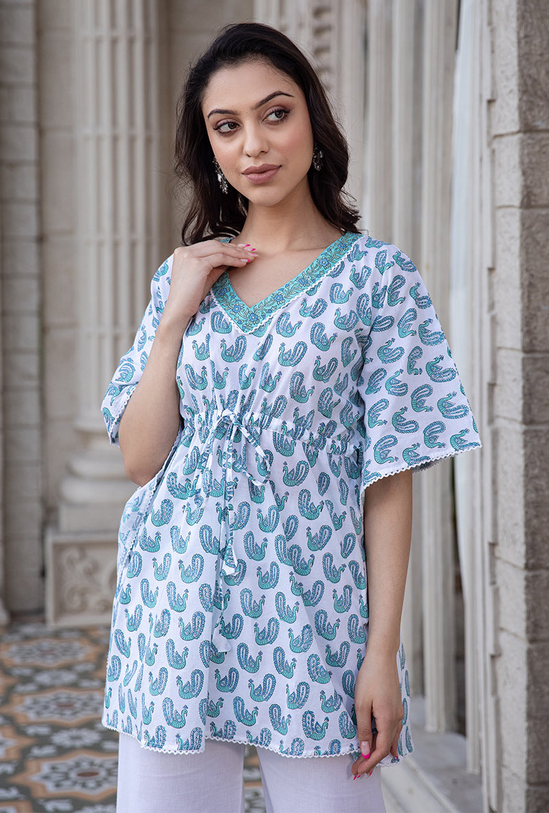 Blue Mayuri Lounge Wear Set