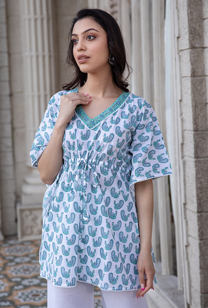 Blue Mayuri Lounge Wear Set