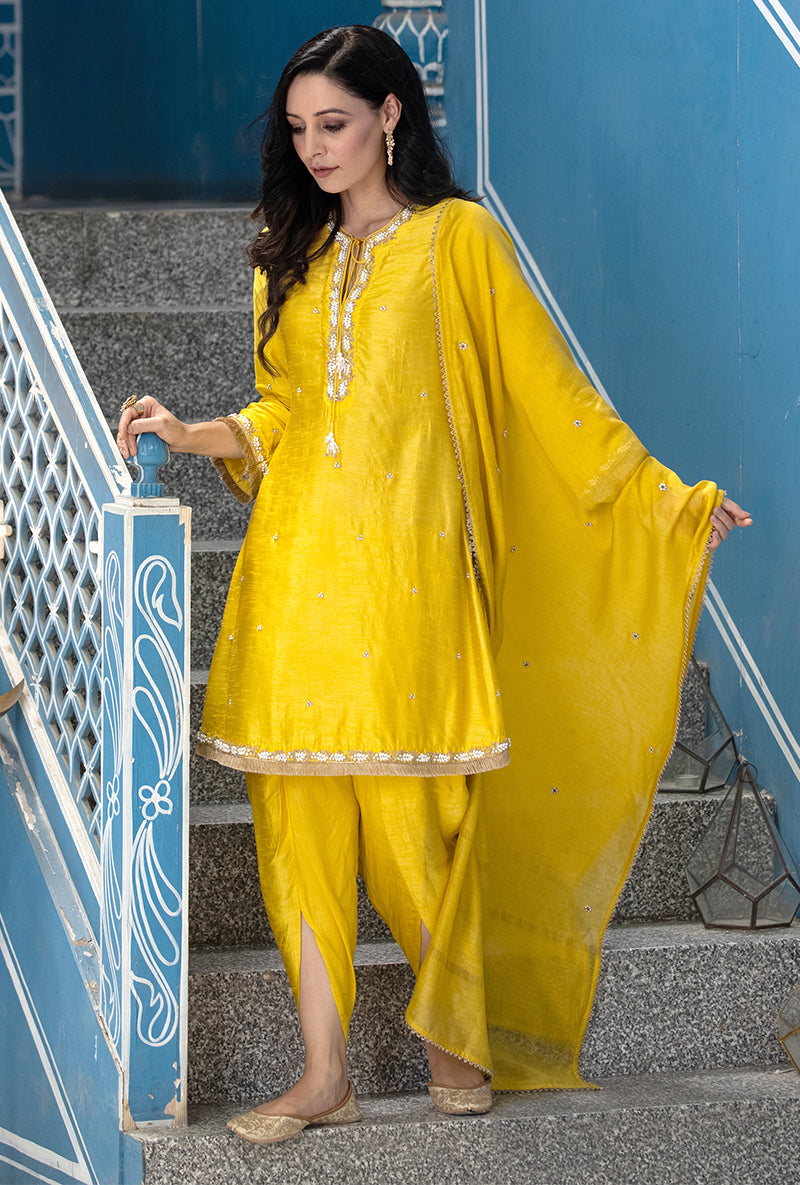 Yellow Tulip Ameera Kurta Set