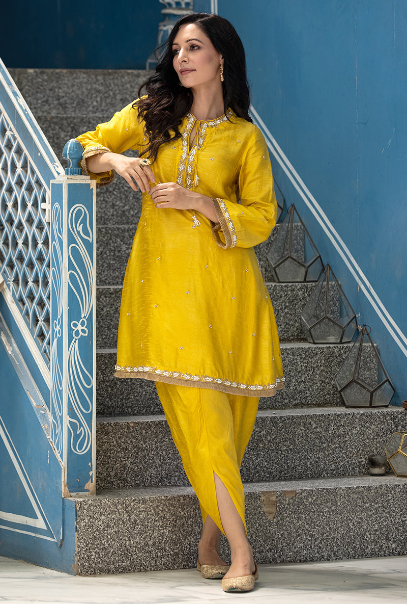 Yellow Tulip Ameera Kurta Set