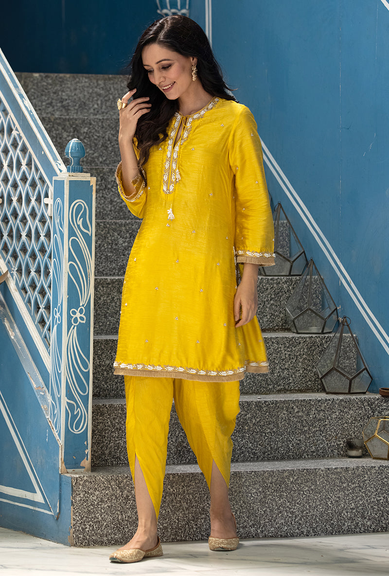 Yellow Tulip Ameera Kurta Set